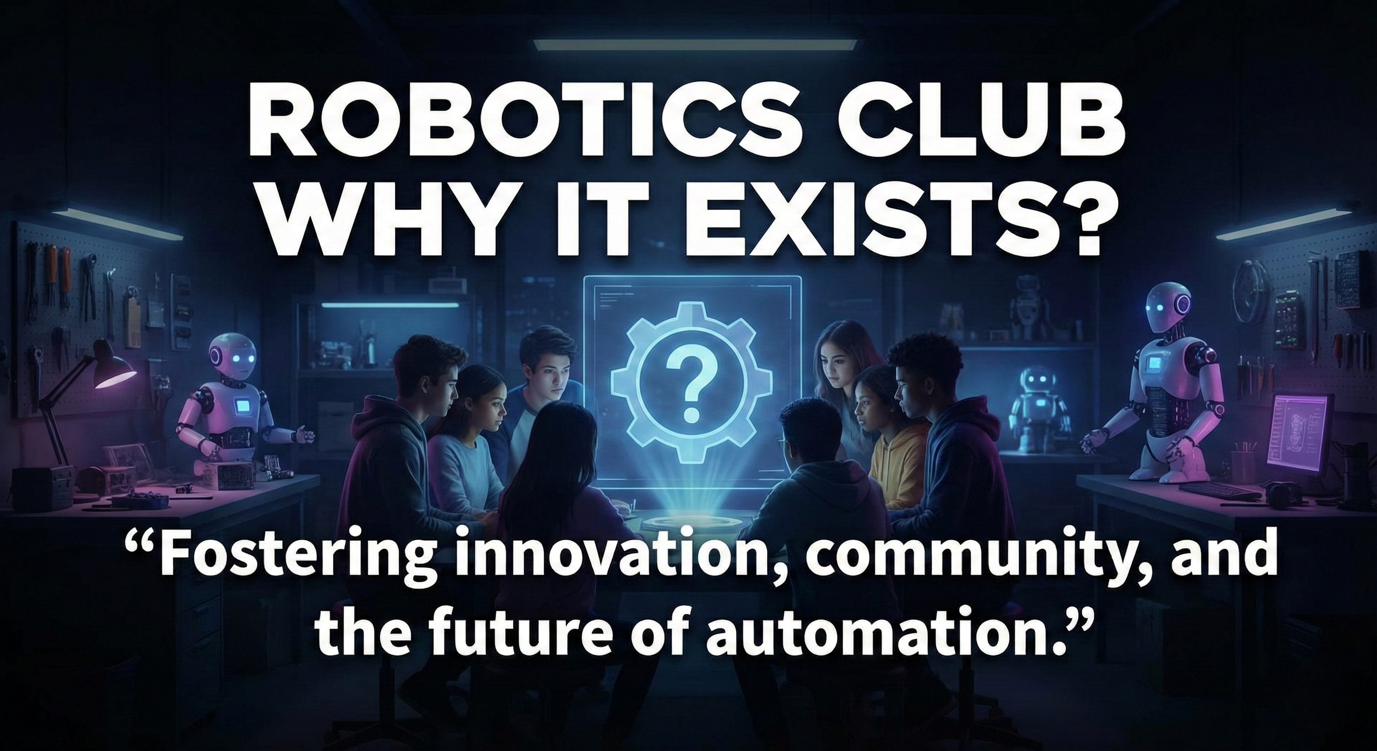 Robotics Club: Why it exists?